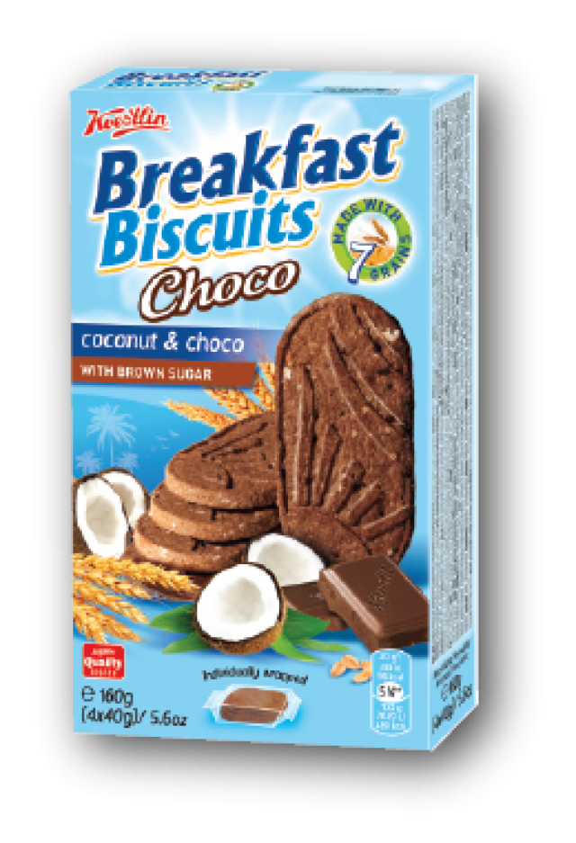 Breakfast Biscuits - kókusz és csokidarabokkal
